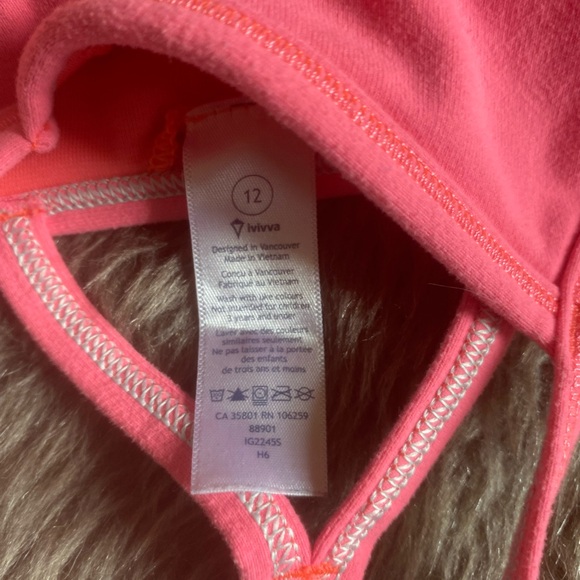 Ivivva Pink Sports Bra - Picture 3 of 3